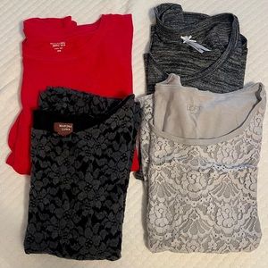 4 ladies long sleeved top bundle